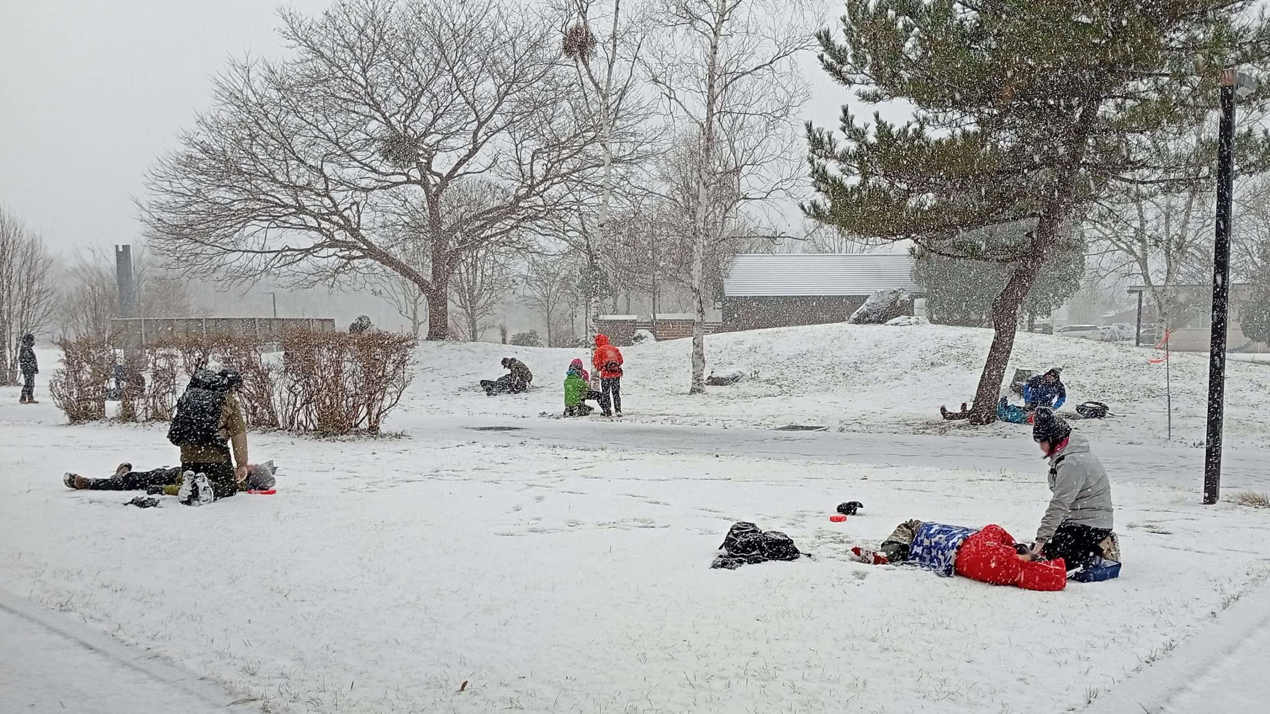 R7団体の救助研修の様子