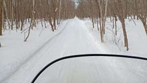 R８歩くスキーコースの様子